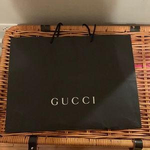 Gucci paper bag